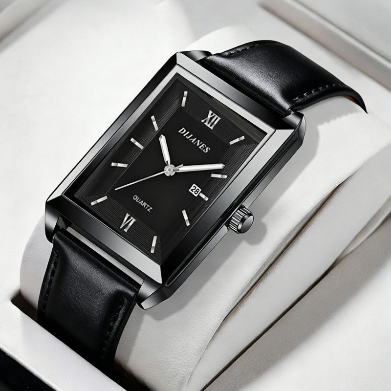 Casual Leather Men Watches Sim - Dress Watch Ultra Thin review and price