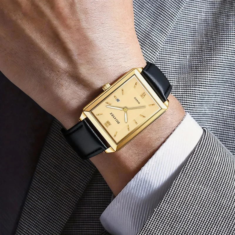 Casual Leather Men Watches Sim - Dress Watch Ultra Thin review and price
