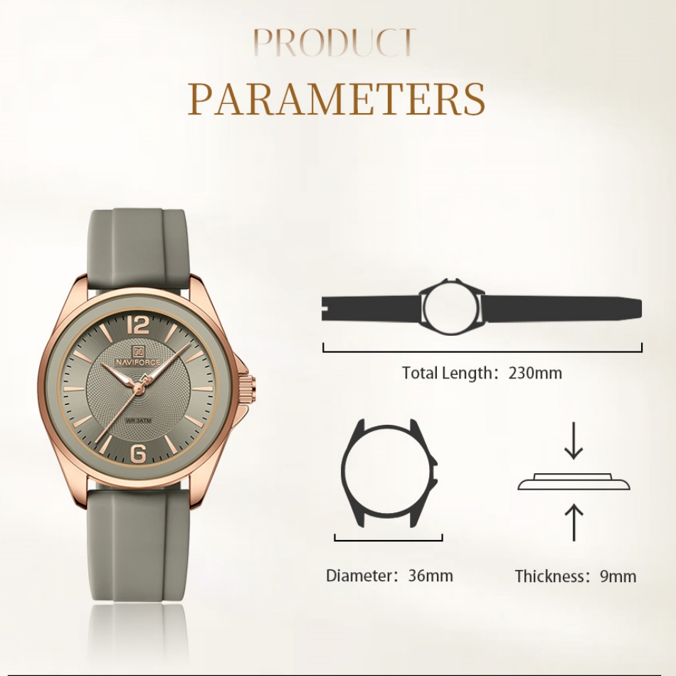 New Style NAVIFORCE Women's Wa - Luxury Watch Black review and price