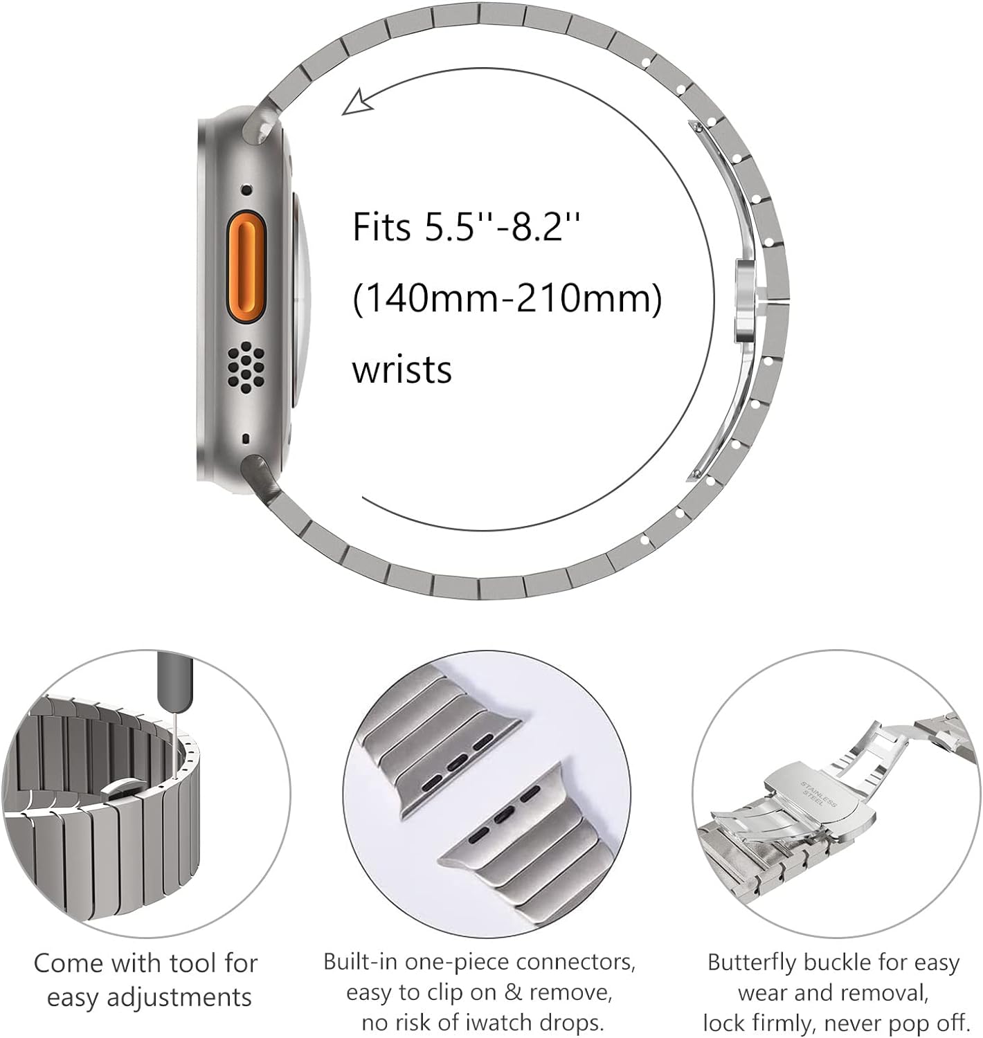 Ultra 3 2 Titanium Color For A - Luxury Watch Apple Bands review and price