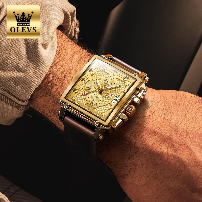 OLEVS brand mens watches water - Luxury Watch Men review and price