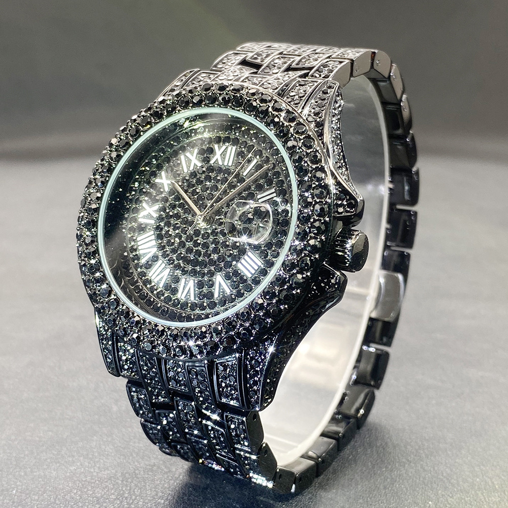 Big Gold Silver Black Wristwat - Luxury Watch Black review and price