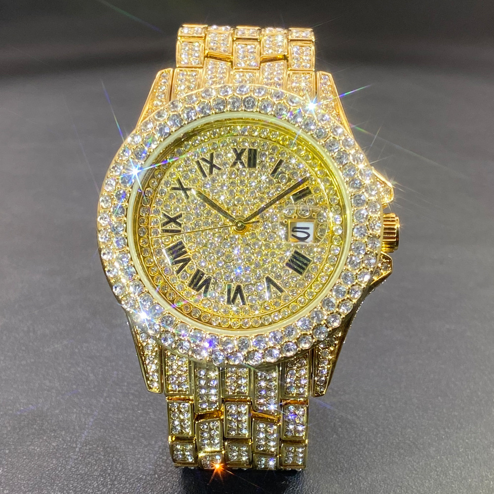 Big Gold Silver Black Wristwat - Luxury Watch Black review and price
