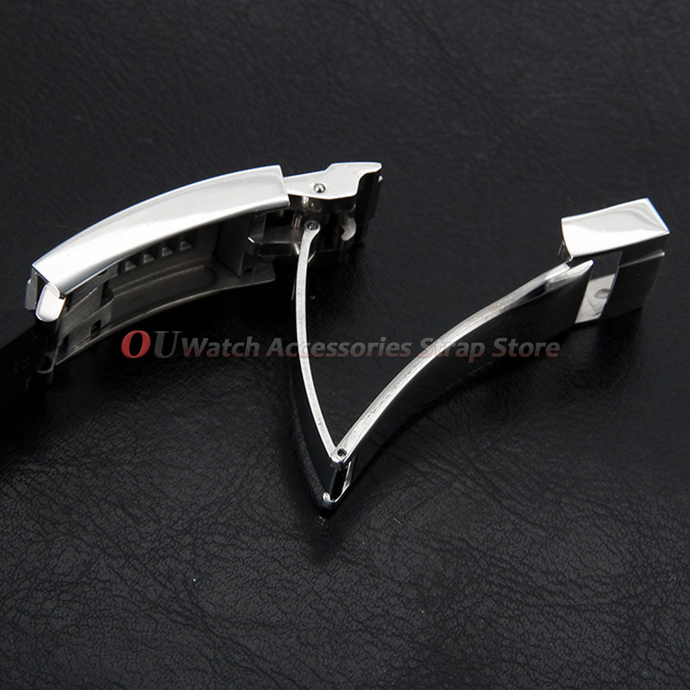 9mmx16mm Stainless Steel Deplo - Luxury Watch Black review and price