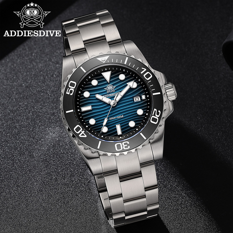 ADDIESDIVE Men's 2115 Quartz W - Luxury Watch And Bracelet review and price