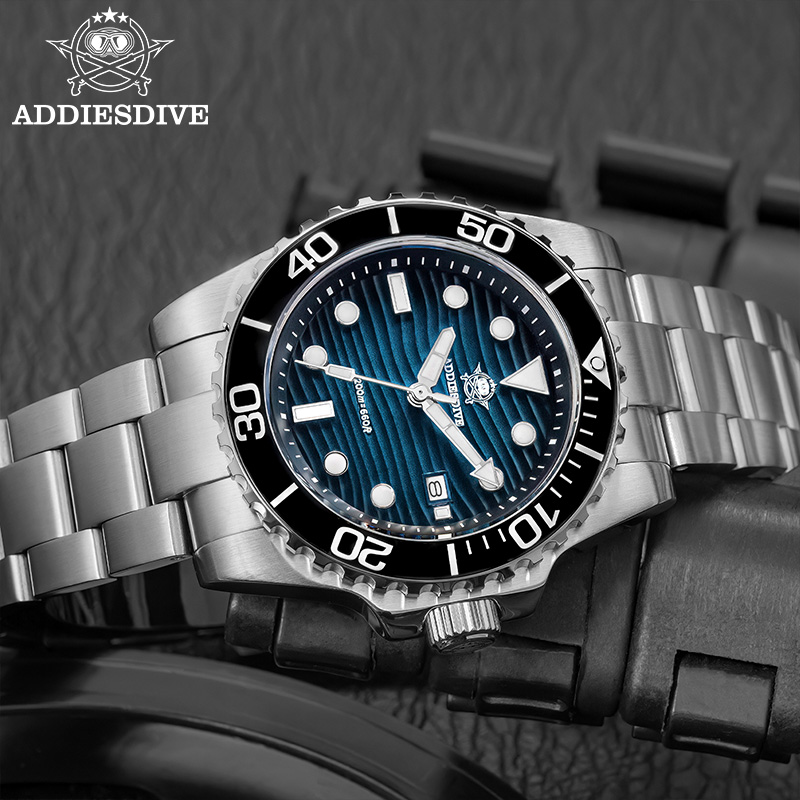 ADDIESDIVE Men's 2115 Quartz W - Luxury Watch And Bracelet review and price
