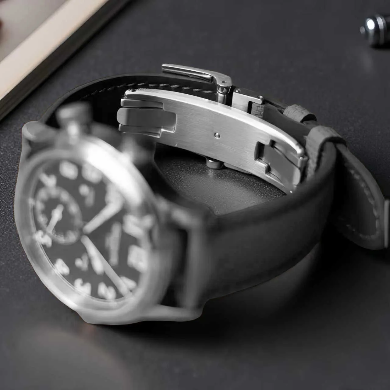 Deployant Clasp Watch Strap Sp - Luxury Watch Black review and price