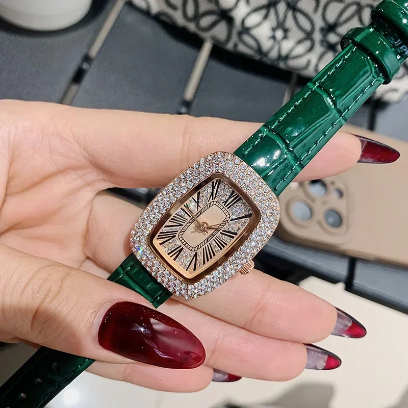 Trendy and fashionable women's - Luxury Watch Leather Strap review and price