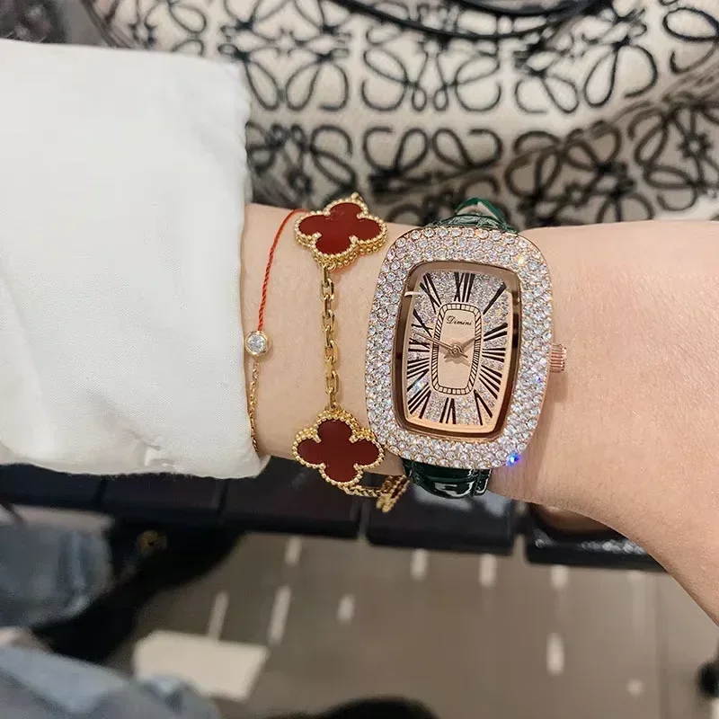 Trendy and fashionable women's - Luxury Watch Leather Strap review and price
