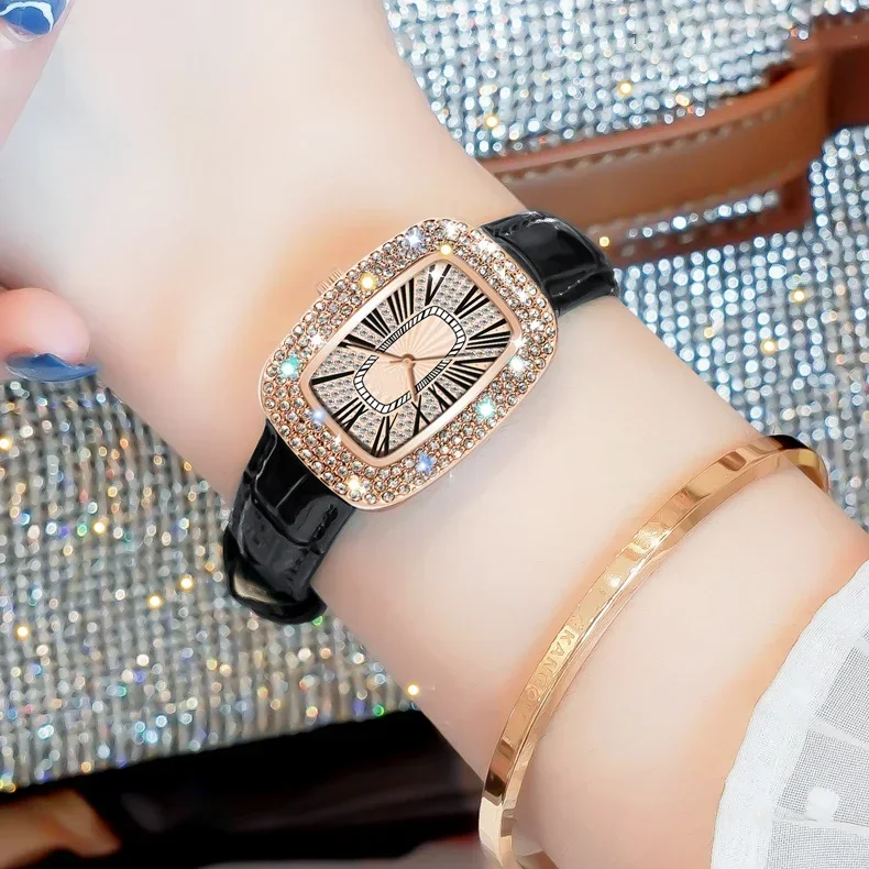 Trendy and fashionable women's - Luxury Watch Leather Strap review and price