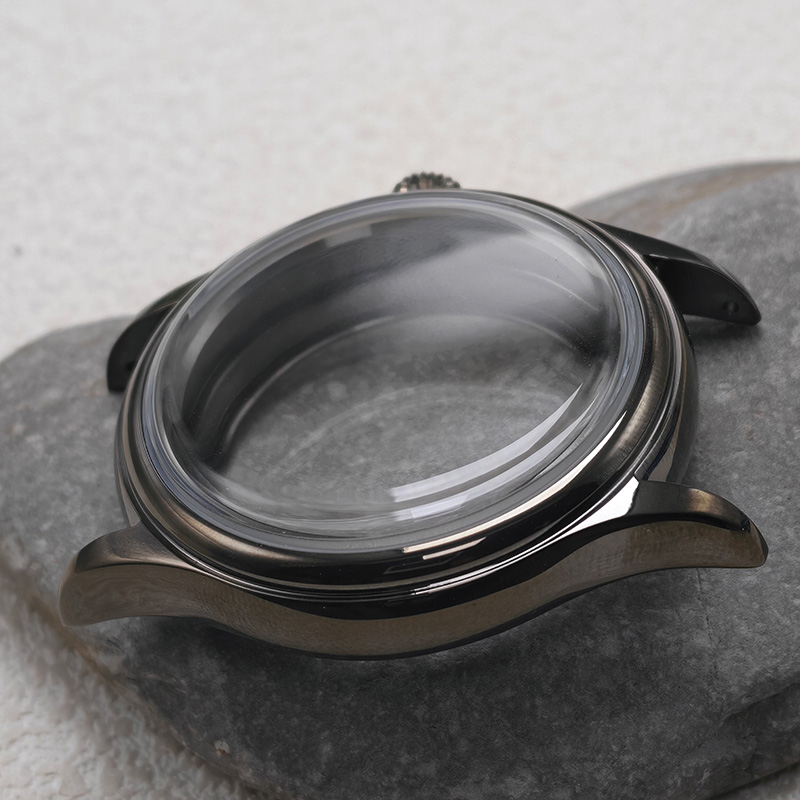 Gun Grey Classical NH35 Watch  - Exhibition Caseback review and price